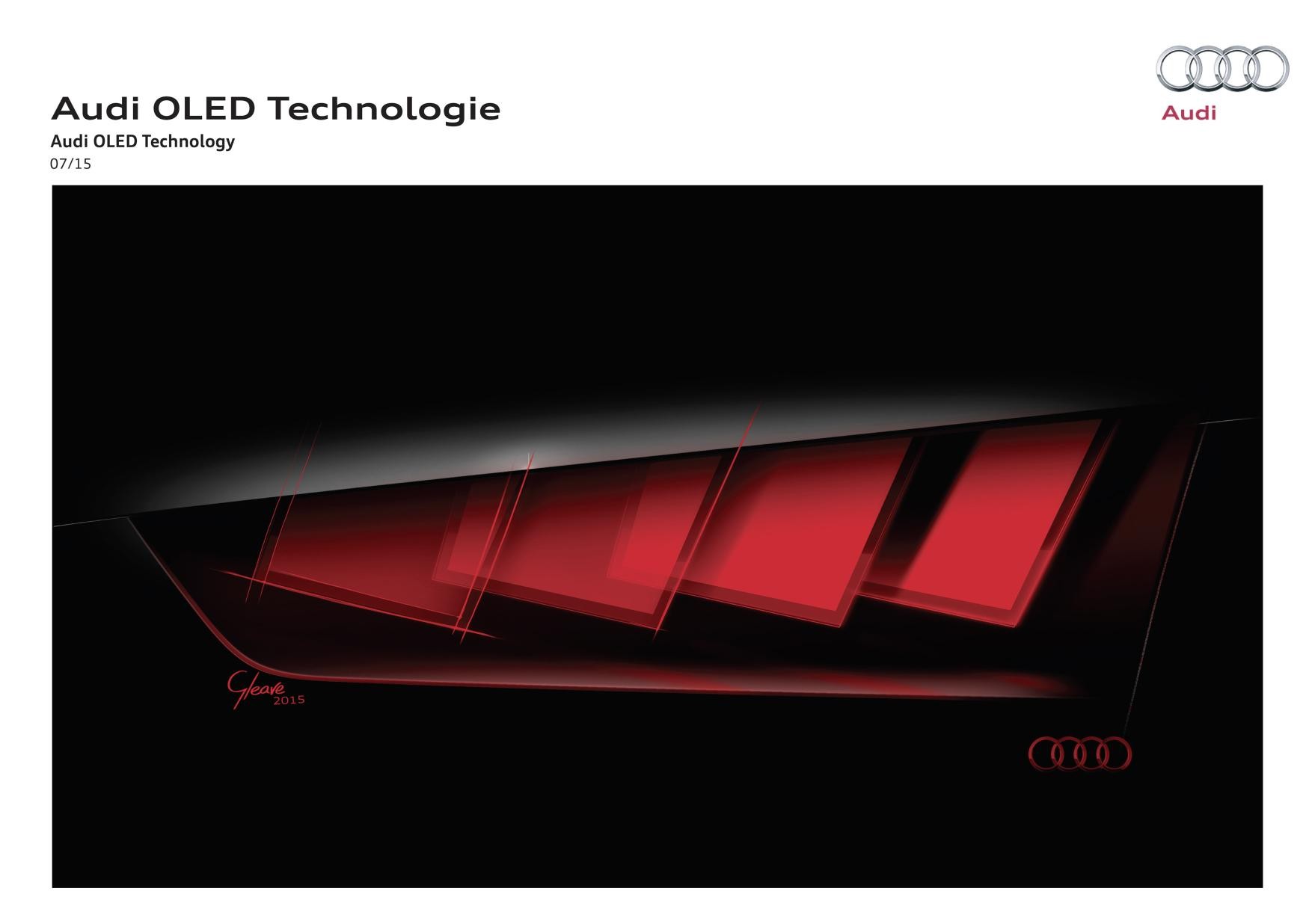 Audi hé lộ công nghệ chiếu sáng OLED trên một mẫu xe ‘bí ẩn’